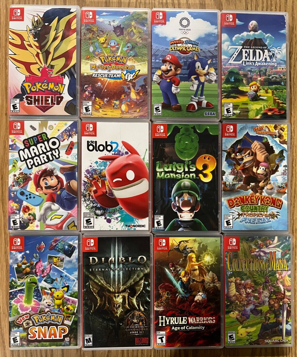 AUTHENTIC ORIGINAL Replacement Case Box For Nintendo Switch Games