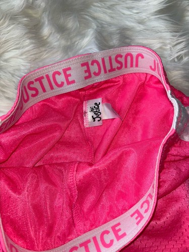 Justice Girls Sz. 10 Pink Classic Sport Shorts. Exc. Condition - Picture 6 of 9