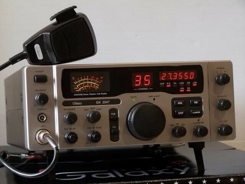 Galaxy DX-2547 CB Radio Base Station AM/SSB/PA 40 Channel Talkback AC/DC SWR - Picture 3 of 5