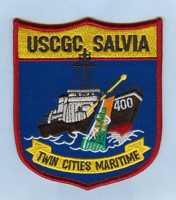 U.S. COAST GUARD / USCG CUTTER ''SALVIA - TWIN CITIES MARITIME'' PATCH ..... X