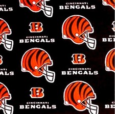 Cincinnati Bengals 58" Cotton Fabric