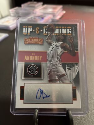 2017-18 Panini Contenders OG Anunoby Rookie Auto Up & Coming 18/25 