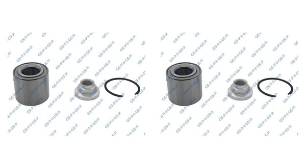 GSP 2X Radnabe Radlagersatz Hinterachse FüR Nissan Micra IV Note K13 K13 E12-image