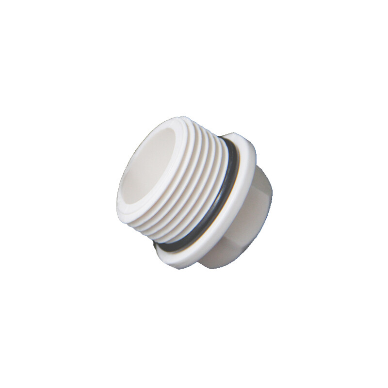 White PVC Imperial BSP Threaded Pressure Pipe Fittings Ponds Pools