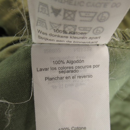 Boohoo Man Mens Pants 36 Green Slim Fit Chino Trousers Tapered Leg Flat Front - Picture 12 of 12