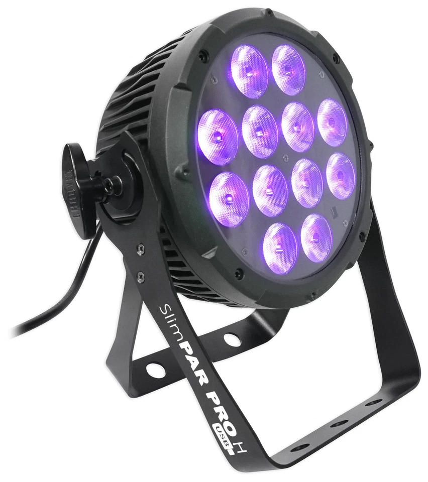 Chauvet DJ SlimPar Pro H USB D-Fi RGBAW+UV LED Par Can Wash Light+Cable+Clamp - Image 4 of 4