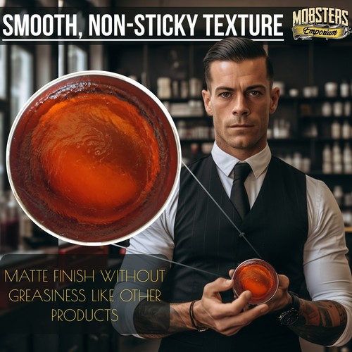 Pomada para el cabello Mobsters a base de agua de lujo acabado mate cera para el cabello uso profesional de salón 140 g - Imagen 12 de 56