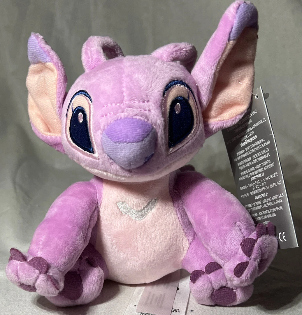 NWT Disney Store Pink Angel Girl Stitch Mini Plush Stuffed Animal  Girlfriend 6