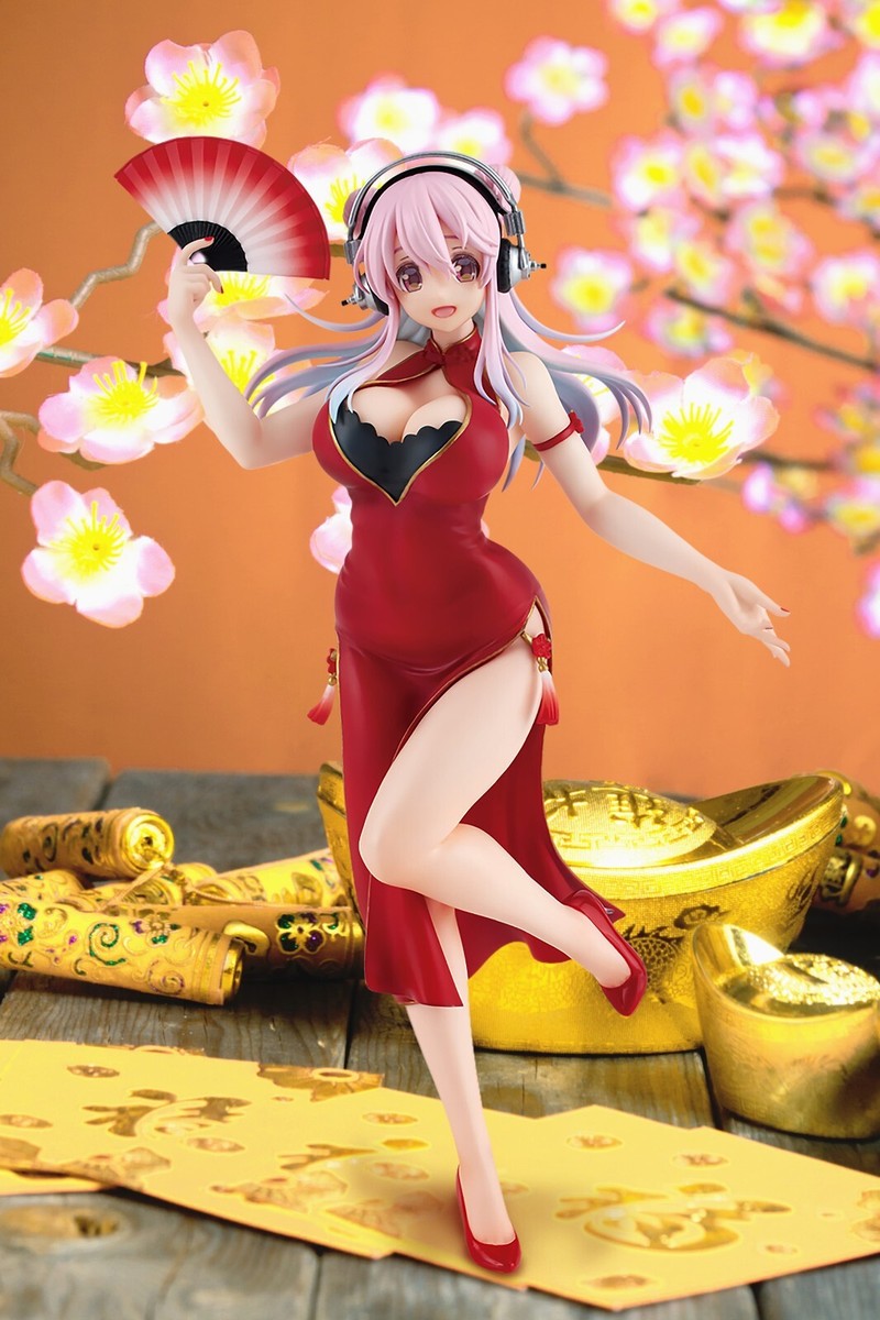 Furyu Super Sonico Trio-Try-iT Figure Cihina Dress ver. Japan