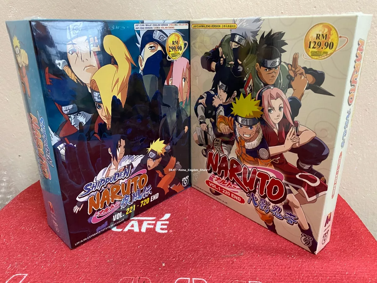 Naruto Shippuden DVD & Naruto Tv Series DVD Complete Animation 1-720 Episode