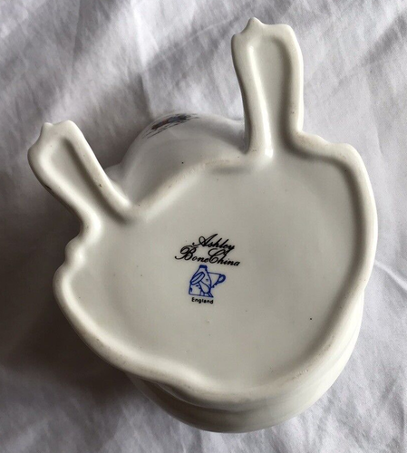 Vintage Ashley Bone China Frosch Schmuckschatulle, gebraucht - Bild 12 von 12