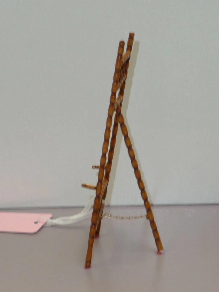 5" Artist Made Miniature Dollhouse Wood Easel - Image 2 of 3