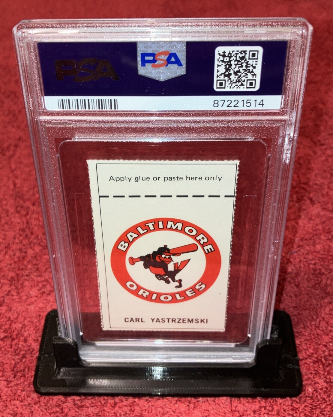 1971 Carl Yastrzemski 1/1 PSA 6 HOLY GRAIL MLB Photostamps Rarest YAZ Error Card view 3