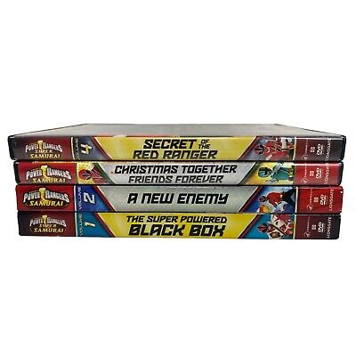 POWER RANGERS Samurai and Super Samurai DVD Lot of 4 w POWER RANGERS Samurai and Super Samurai DVD Lot of 4 w