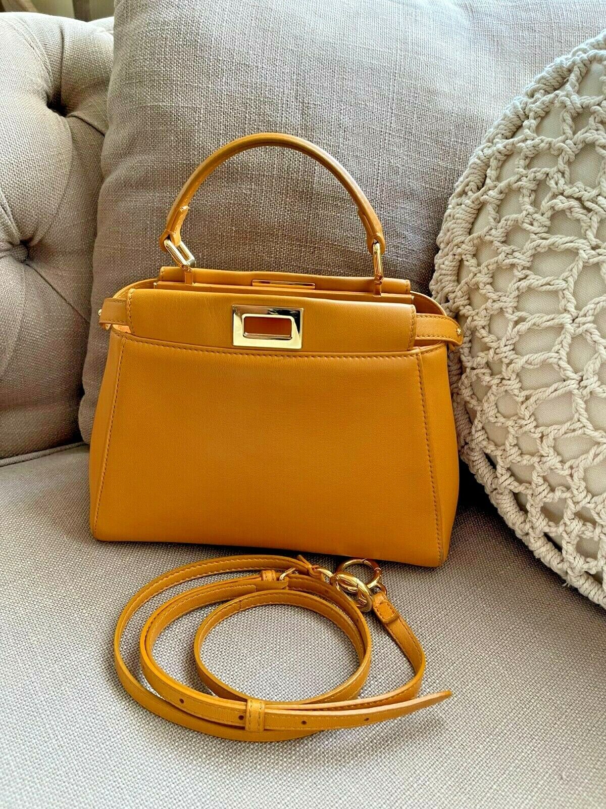 Fendi Peekaboo Leather Bag eBay