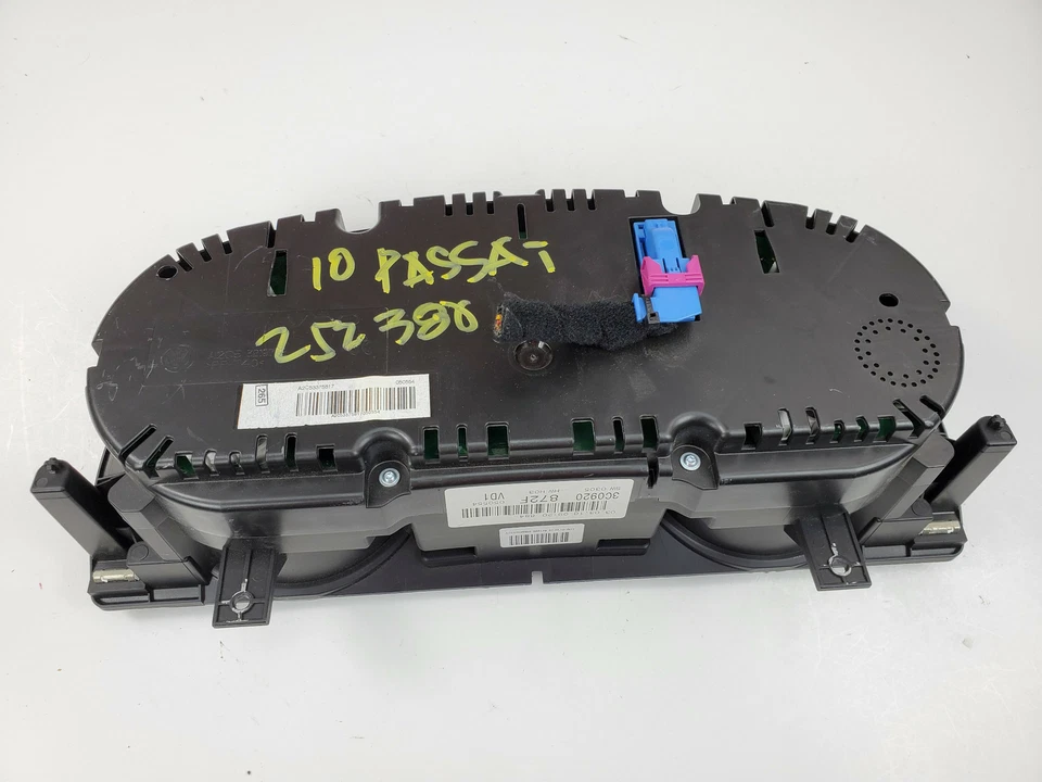 2010 Volkswagen Passat Speedometer KPH Instrument 152K Cluster A2C5 3219792 OEM - Image 3 of 4