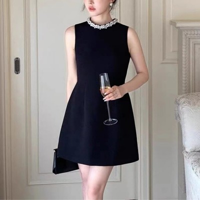 Beaded Dress Women's Sleeveless A-line Slim Fit Short Midi Dress Celebrities New | eBay Beaded Dress Women's Sleeveless A-line Slim Fit Short Midi Dress Celebrities New | eBay