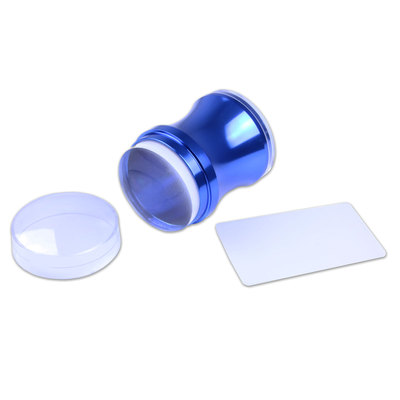XXL Jelly Stamper aus Metall clear- Transparent - Durchsichtig Nailart klar