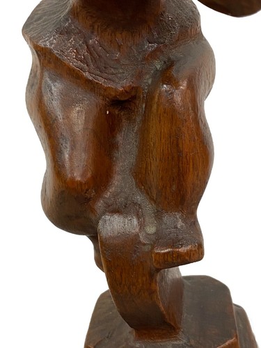 Chaim Gross, Ballerina on Unicycle, Hand-Carved Wood Sculpture, Ca. 1940s - Picture 5 of 12