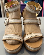 RARE Coach Maralee Platform Wedges Size:8.5B