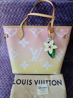 LOUIS VUITTON BY THE POOL NEVERFULL MM PINK GIANT