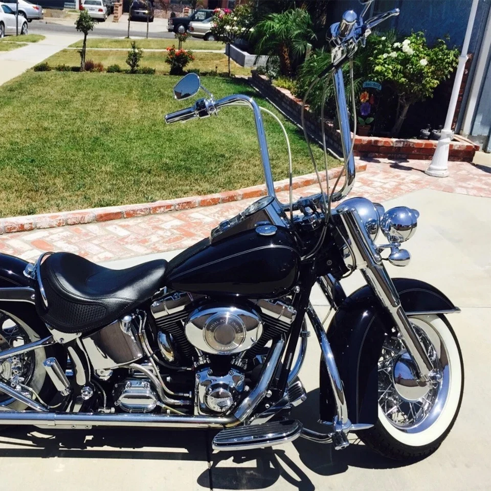 Juego de cables de acelerador y ralentí de acero inoxidable de 42" para Harley Davidson 56579-02A Foto 4 de 4