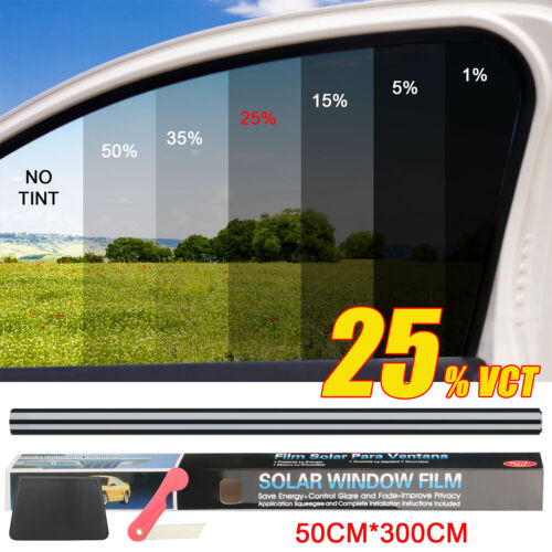 Window Tint Film Roll 20" x 10ft with 5%/15%/25%/35% VLT Car Office&Commercial - Picture 11 of 14