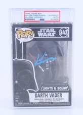 Hayden Christensen #343 Star Wars Darth Vader Signed Funko PSA Encapsulated