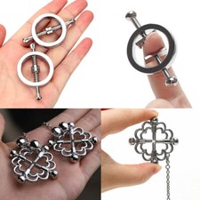 Nipple Clamps Breast Pincher Clit Clips Tease Role-Play Bondage Sex Toy USA 