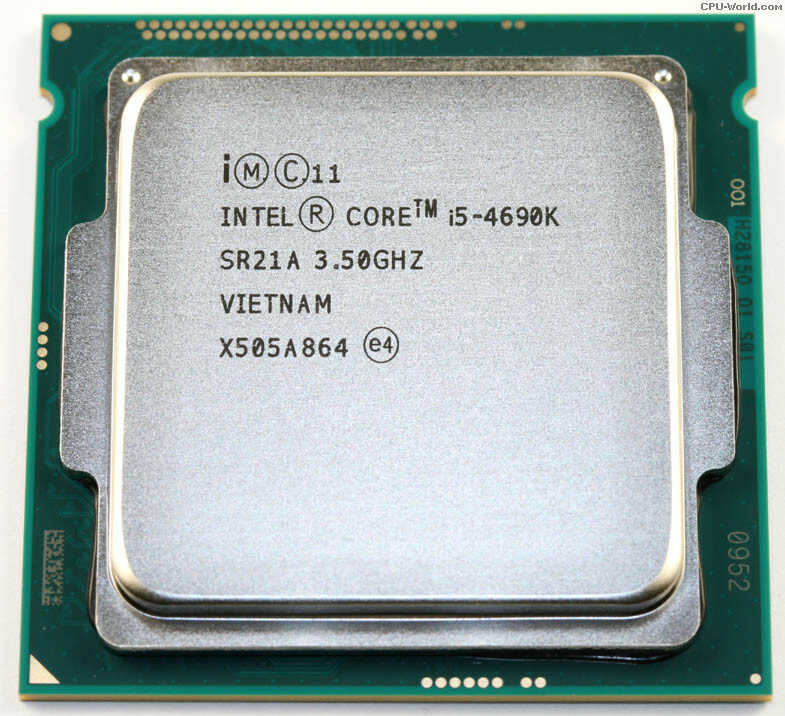 Intel Core i5-4690K 3.5GHz Quad-Core 6M SR21A LGA1150 88W