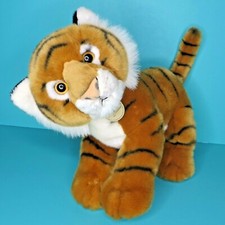 Miyoni Aurora Bengal Tiger Zoo Big Cat 12" Plush Stuffed Animal Neck Hang Tag