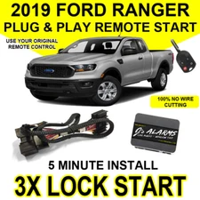 Remote Start Plug and Play Easy Install Car 3X Lock For 2019 Ford Ranger FO2
