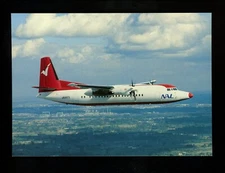Aviation Airplane Airline postcard Skyliner 073 Fokker 50 Nakanihon NAL 