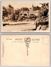 Princes Bridge Melbourne Victoria Australia Real Photo Postcard Rose Series