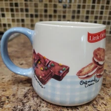 Little Debbie Snack Cakes Ceramic Collector Mug  Gingham collection Shiny, EUC!