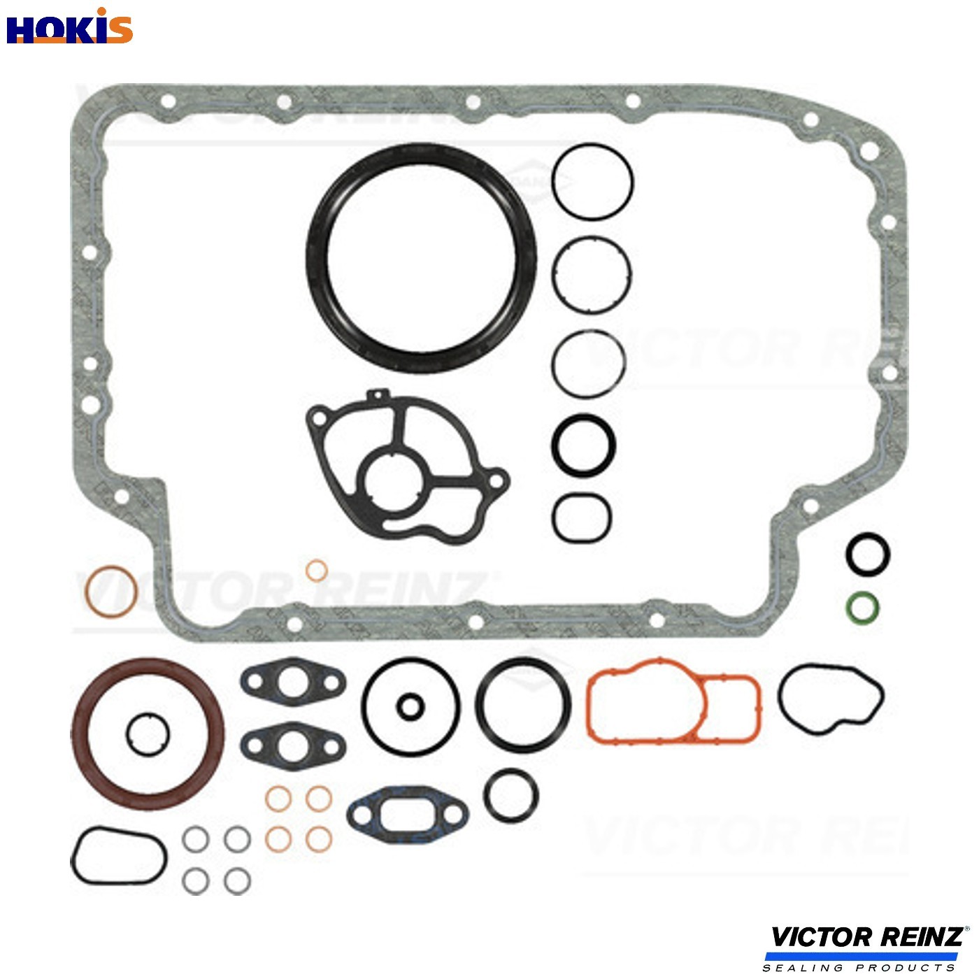 GASKET KIT CRANKCASE 08-40443-02 FOR OM651.957/955/961/956/940/960 2.1L 4cyl