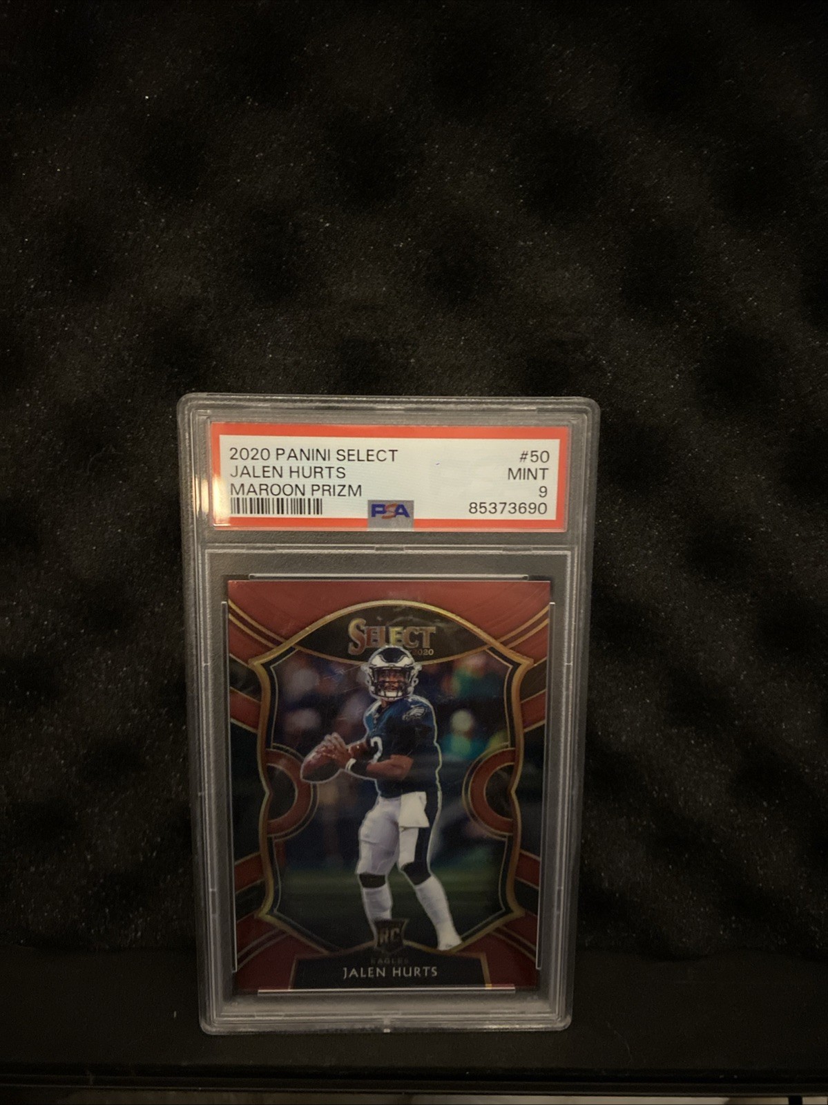 2020 Panini Select - Concourse Jalen Hurts #50 Maroon Prizm /149 (RC)