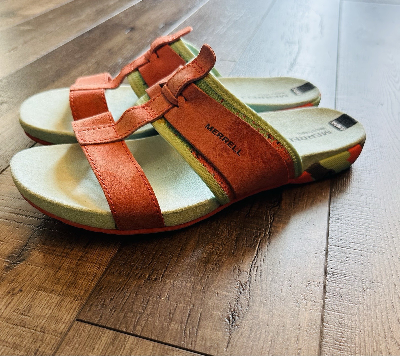 Merrell donna taglia 8 selezione sandalo fresco plantare slip on corallo acqua escursionismo