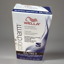 Wella Color Charm Permanent 740.5 8A Light Ash Blonde 1.42oz Liquid Hair Color