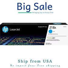 HP 218A Cyan Standard Yield Toner Cartridge, Prints Up to 1200 Pages W2181A 