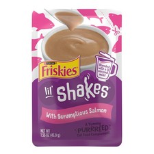 Purina Pureed Cat Food Topper, Lil&rsquo; Shakes With Scrumptious Salmon Lickable Cat