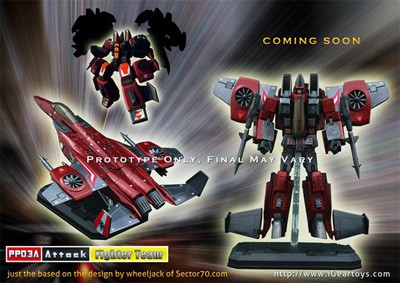 PP03A Seeker Attack | Igear Seeker Series 3rd Party Action Figures
