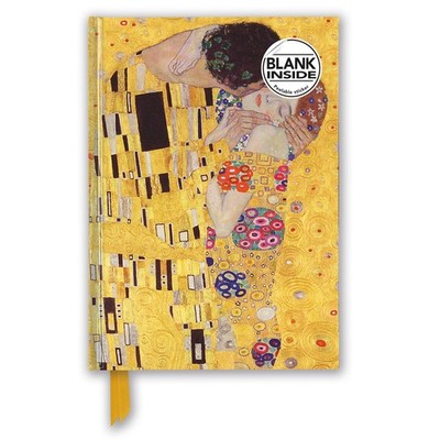 Gustav Klimt: The Kiss (Foiled Blank Journal) (Flame Tree Yellow 