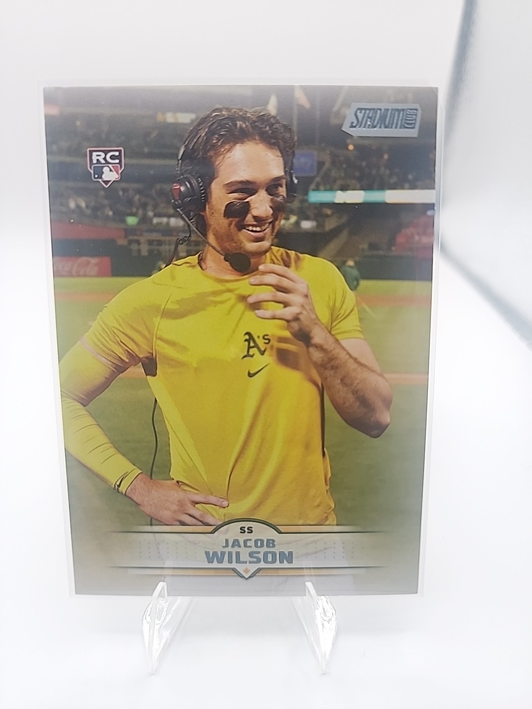 2025 Topps Stadium Club Base Jacob Wilson RC Oakland Athletics #33