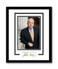 Senator John McCain Autographed Signed 11x14 Framed Photo ACOA