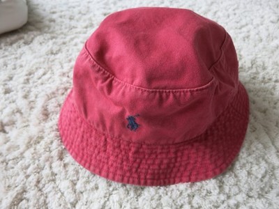Polo Ralph Lauren Fischerhut Bucket Hat rot unisex Gr. S/M  P/M  RN 41381