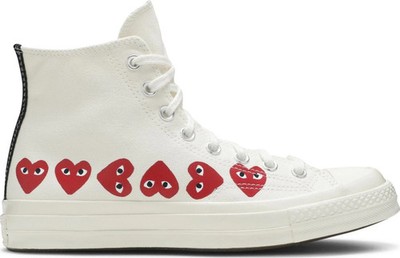 Converse Comme des Garçons Heart Play x Chuck 70  162972C Mens Size 9