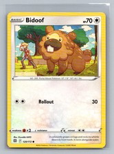 Bidoof 120/172 Brilliant Stars Carta Pokemon TCG Non Holo NM 2022 BRS Inglese