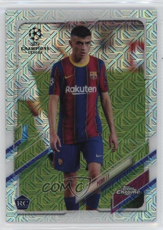 2020-21 Topps UEFA Champions League Japan Edition Pedri #61 Rookie RC 0s5s