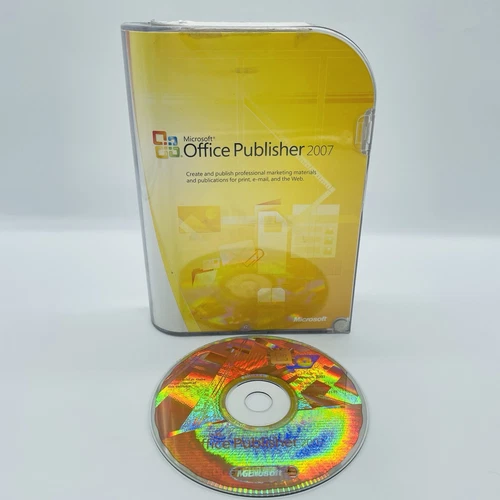 Microsoft Publisher 2007 Full Version RETAIL Genuine w/ Product Key, Fast Ship